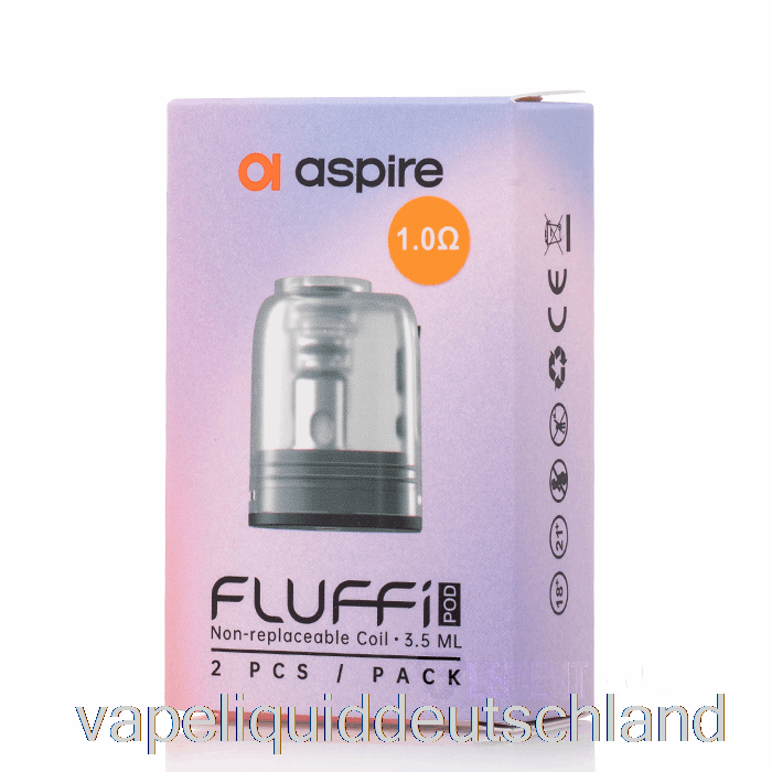 Aspire Fluffi Ersatz-Pods 1,0 Ohm Fluffi Pods Vape Deutschland